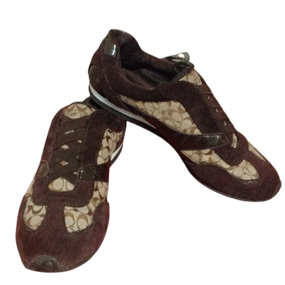 Coach Brown and Tan Sneakers - Picture 12 of 12